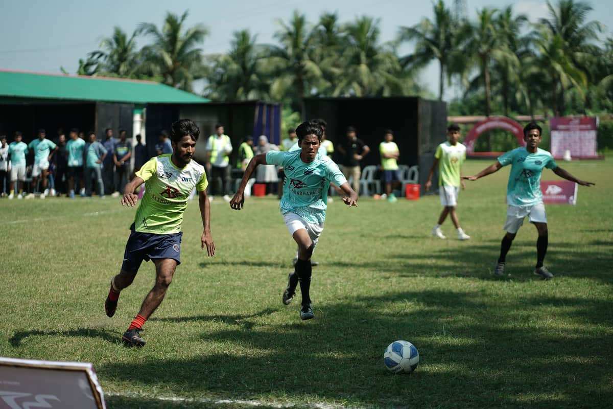 Student Uprising Memorial Cup match setup
